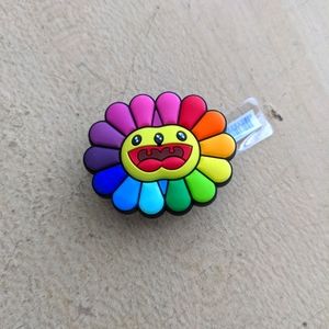 Takashi Murakami inspired Croc jibbit
